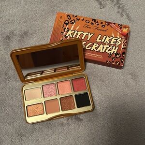 Too Faced Kitty Likes To Scratch Mini Eye Shadow Palette NEVER USED